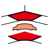 內轉角 用于105x35mm線槽