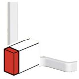 左側或右側端帽 用于105x50mm線槽