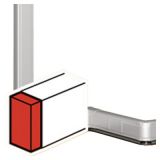 端帽 用于105x50mm鋁線槽