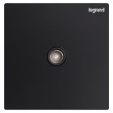 羅格朗開關插座 逸景零售 碳素黑 一位電視插