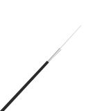 1芯單模蝶形入戶光纜,帶加強芯(FTTH),黑色,LSZH IEC60332-1,G657A1