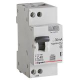 TX3RK 模數化剩余電流動作斷路器 040殼架 - Icn 6.0 kA - 1P+N - 230 V~ - 16 A - C 曲線 - AC 型 - 30 mA [ 2.0 模數 ]