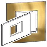羅格朗開(kāi)關(guān)插座 奧特 拉絲金 方形單聯(lián)面板 3M 92mm X 157mm