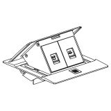 輕薄地腳插_無阻尼_銅面方形_電腦電視_地腳插