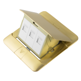 羅格朗地腳插 銅面-阻尼式3模帶C3支架地腳插