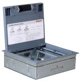 地插盒,70mm深，預置8口尚超模塊支架(垂直安裝)底盒深度：70mm, 垂直安裝