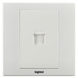 羅格朗開關插座 美淳 白色 電話插