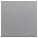 羅格朗開關(guān)插座 畫采 深砂銀 二位中途摯開關(guān) 10AX