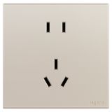 羅格朗開關插座 畫采 粉鉑金 連體二三插座 五孔插座 10A