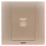 羅格朗開關(guān)插座 美淳 爍金 一位六類電腦插