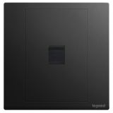 羅格朗開關插座 朗淳 碳素黑 一位電腦插（六類）