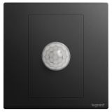 羅格朗開關插座 朗淳 碳素黑 兩線帶集控人體感應開關 200W