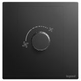 羅格朗開關插座 朗淳 碳素黑 調速開關 160VA