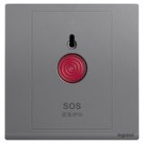 羅格朗開關插座 朗淳 深砂銀 緊急呼叫開關
