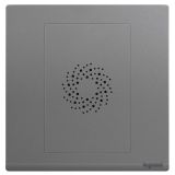 羅格朗開關插座 朗淳 深砂銀 兩線帶集控聲光控開關 