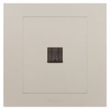 羅格朗開關插座 輕藝 粉鉑金 一位電腦插（超五類）