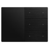 未萊SCS智能三合一溫控面板, 6鍵, 幻影黑