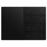 未萊SCS智能三合一溫控面板, 8鍵, 幻影黑