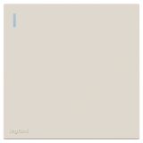 羅格朗開關插座 暢境  奶油白 一位雙控帶指示開關 一開雙控 16AX