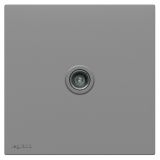 羅格朗開(kāi)關(guān)插座 暢境  深砂銀 一位電視插