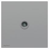 羅格朗開關插座 暢境  藝術灰 一位電視插