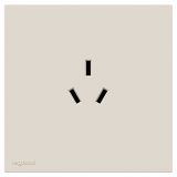 羅格朗開關插座 暢境  奶油白 三扁插座 三孔插座 10A