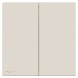 羅格朗開(kāi)關(guān)插座 博駿  奶油白 二位單控開(kāi)關(guān) 二開(kāi)單控 16AX