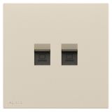 羅格朗開關插座 博駿  粉鉑金 二位電腦插