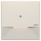 羅格朗開關插座 智繪  奶油白 雷達感應地腳燈