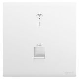 羅格朗無(wú)線wifi 陶瓷白 雙頻百兆面板AP PoE