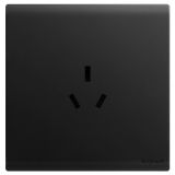 羅格朗開關插座 簡悅 石墨黑 三扁插座 三孔插座 10A