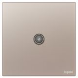 羅格朗開關插座 維翼 玫金玉 一位電視插