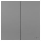 羅格朗開關插座 維翼 深砂銀 二位雙控開關 二開雙控 16AX