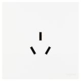 羅格朗開關插座 維翼 陶瓷白 三扁插座 三孔插座 16A