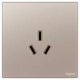 羅格朗開關插座 維翼 玫金玉 三扁插座 三孔插座 16A