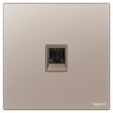 羅格朗開關插座 維翼 玫金玉 一位電腦插