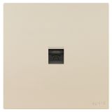 羅格朗開關插座 維翼 粉鉑金 一位電話插