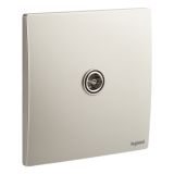 羅格朗開關插座 未萊 粉鉑金 一位電視插