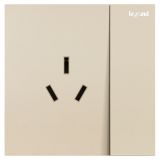 羅格朗開關(guān)插座 博軾 粉鉑金 帶開關(guān)三扁插座 三孔帶開 16A