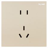 羅格朗開關(guān)插座 博軾 粉鉑金 連體二三插座 五孔插座 10A