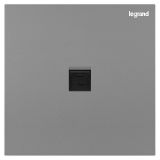 羅格朗開關插座 博軾 深砂銀 一位電腦插