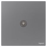 羅格朗開關(guān)插座 淺央 煙云玉 一位電視插