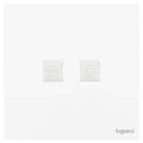 羅格朗開關(guān)插座 淺央 陶瓷白 電話電腦插