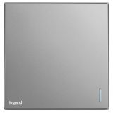 羅格朗開關(guān)插座 仕典工程 深砂銀 一位雙控帶熒光開關(guān) 一開雙控 16AX