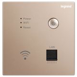 羅格朗無(wú)線WiFi 玫瑰金 單頻86無(wú)線AP（220V）