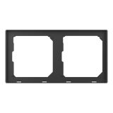 逸景 碳素黑 二位連體面板 