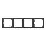 逸景 碳素黑 四位連體面板 