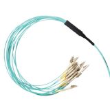 MTP-LC預端接光纜,12芯,單模,OS2,LSZH,10米,（MTP端結構1，LC端結構2）翻轉型